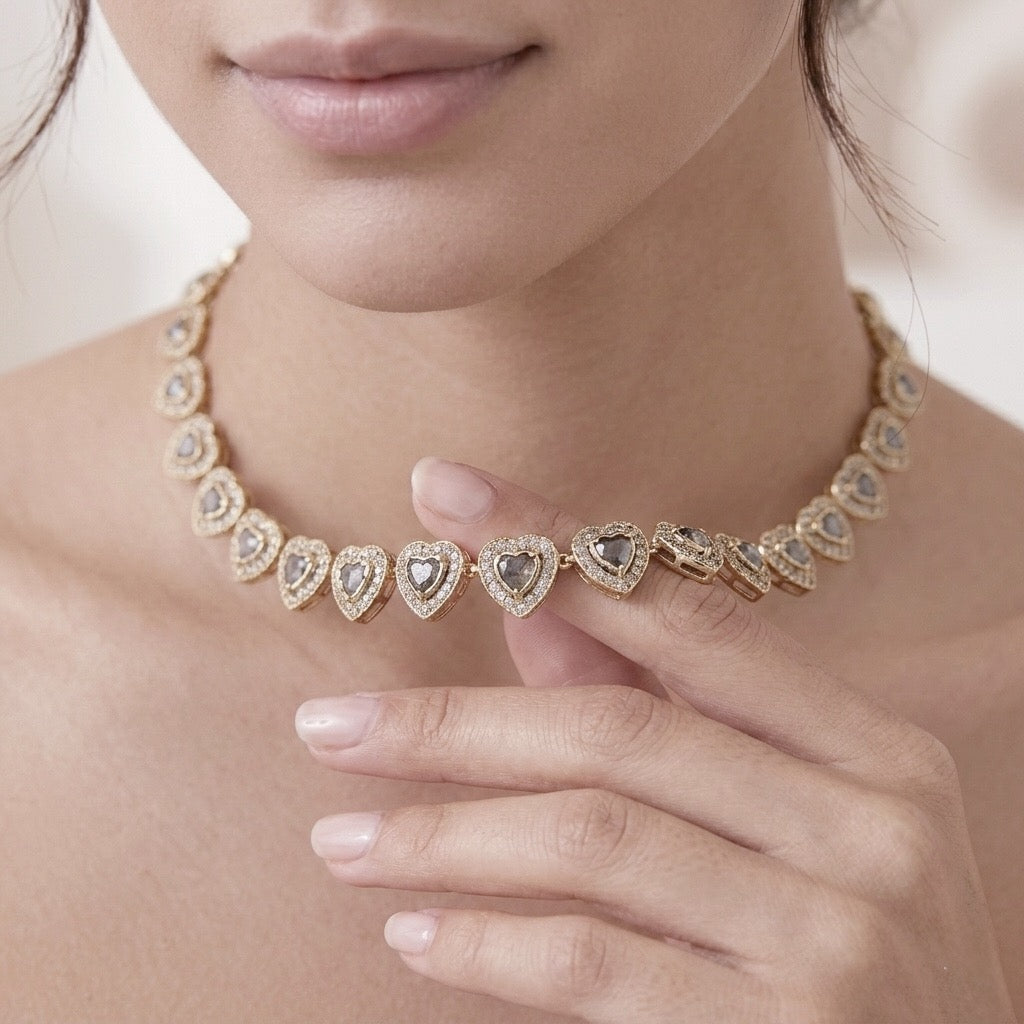 Collar eslabones de amor | Plata