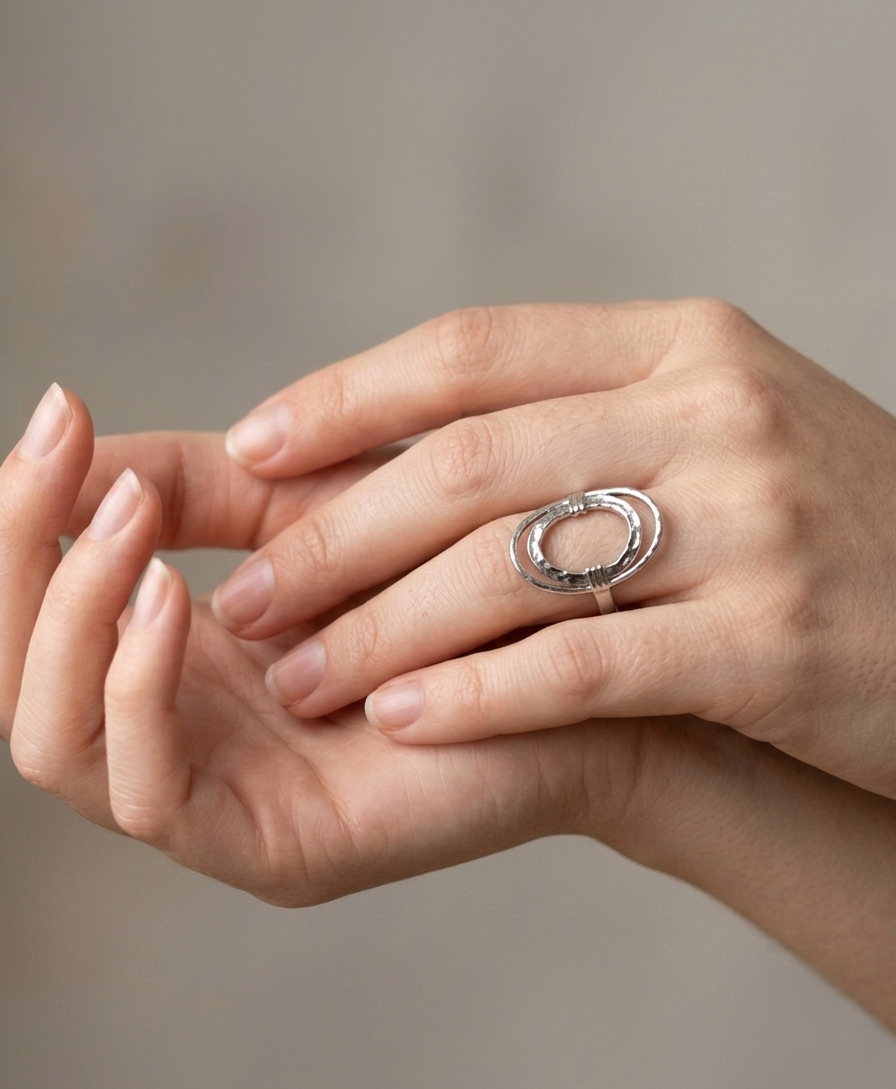 Anillo Doble Ovalo