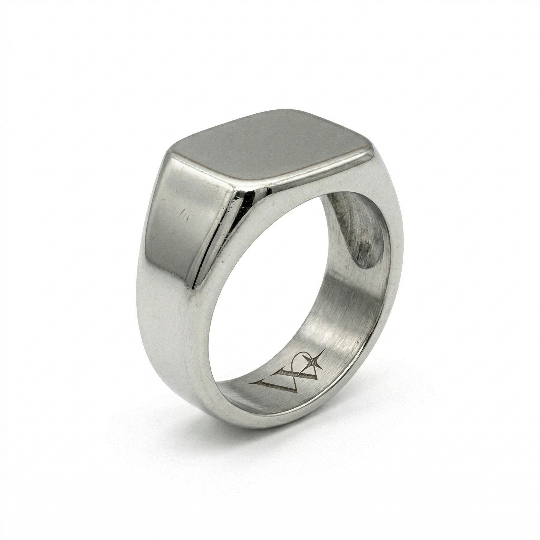 Anillo de Sello Cuadrado