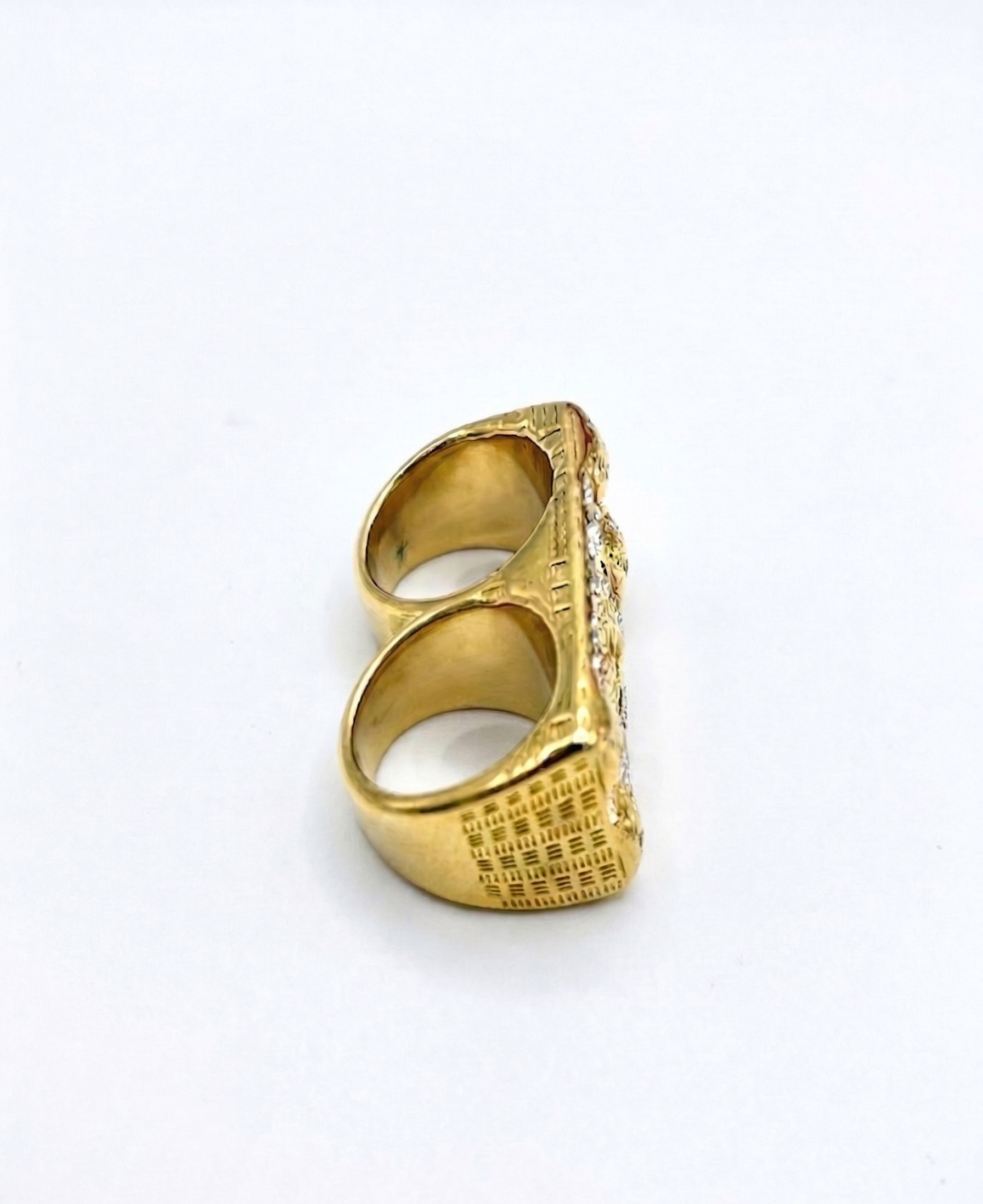 Double Lion King Ring