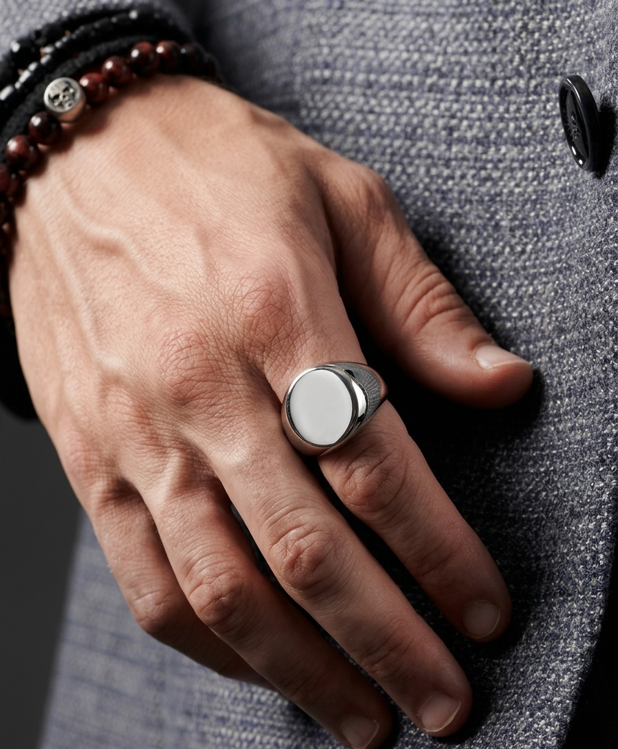 Anillo Signet Oval