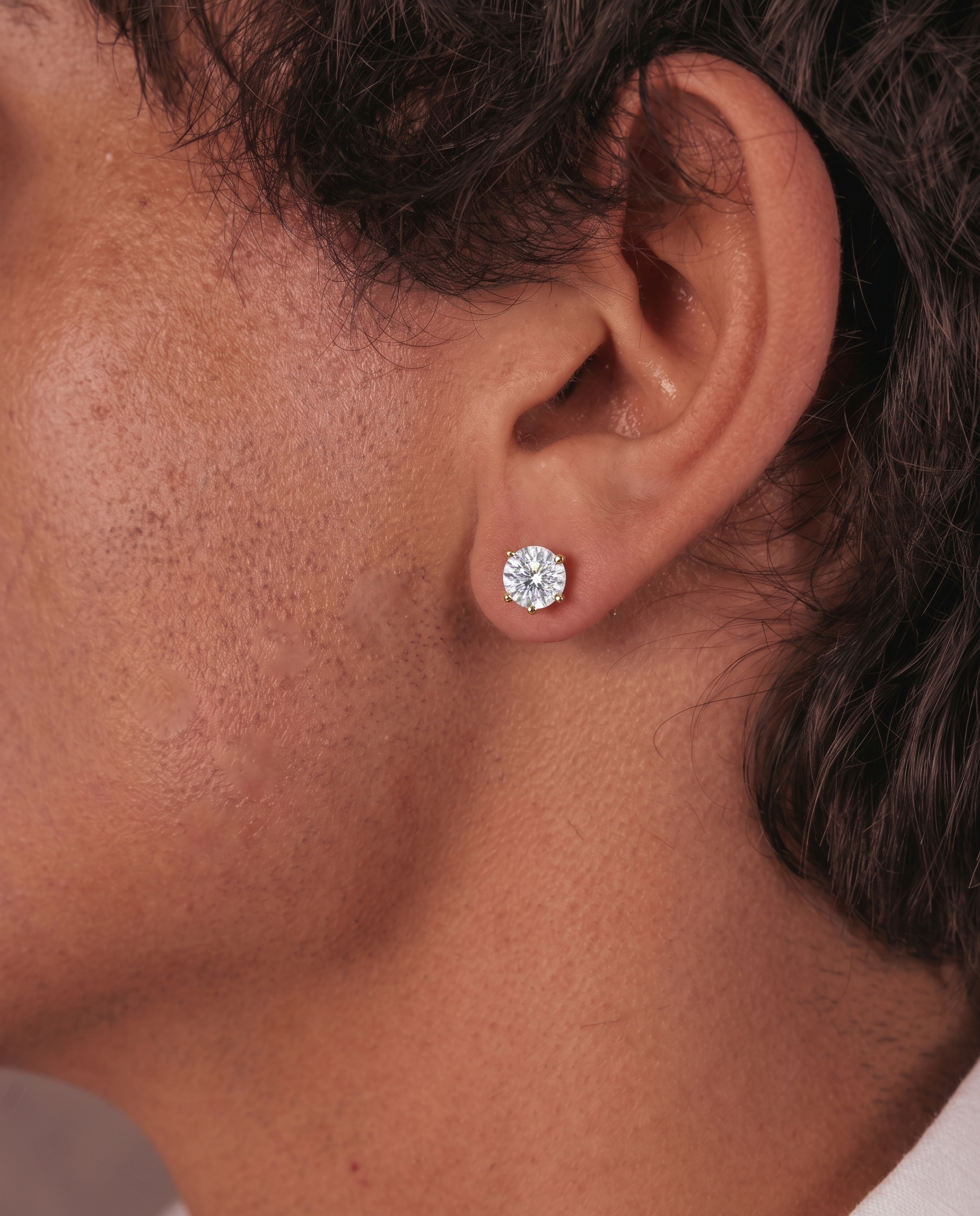 Circular Diamond Earrings