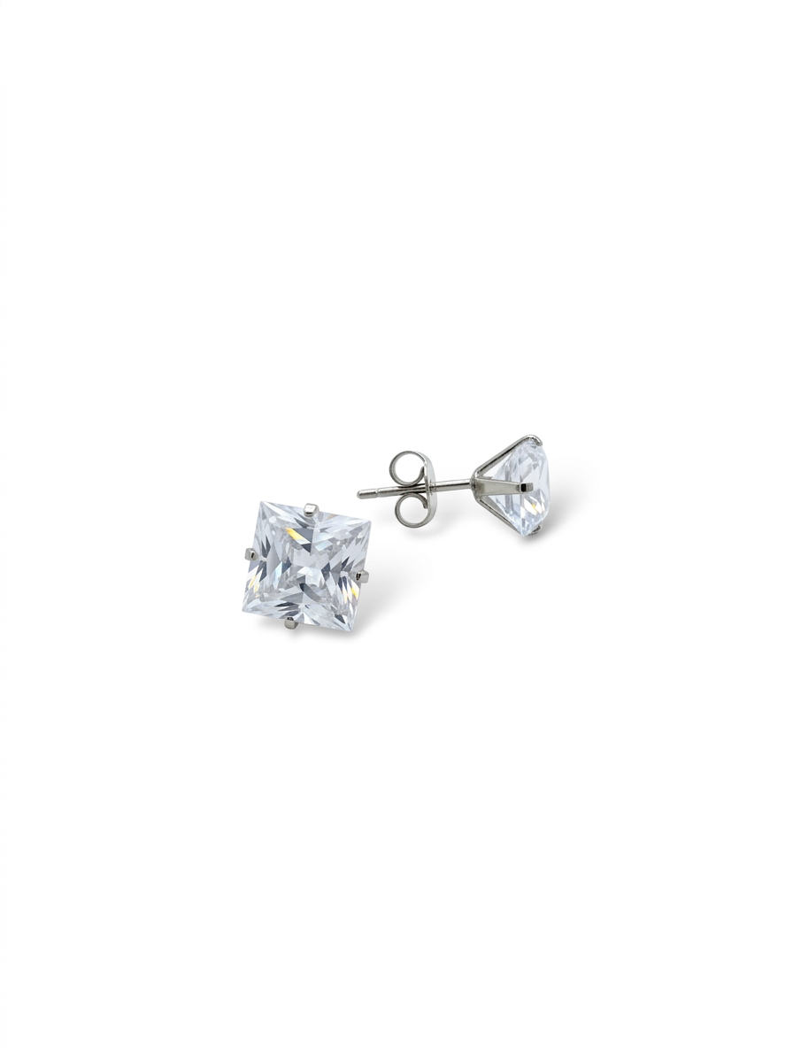 Square Diamond Earrings