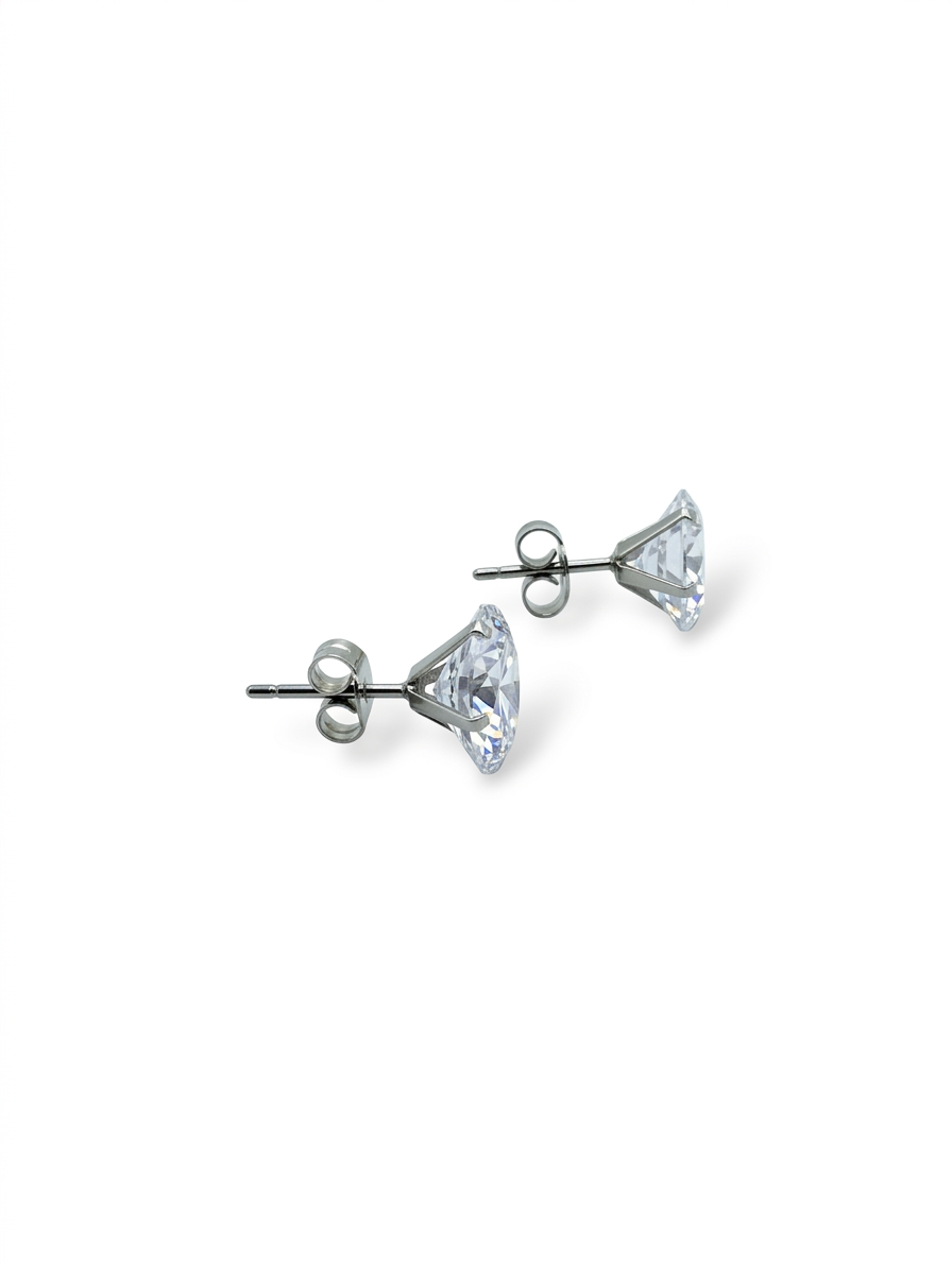 Square Diamond Earrings
