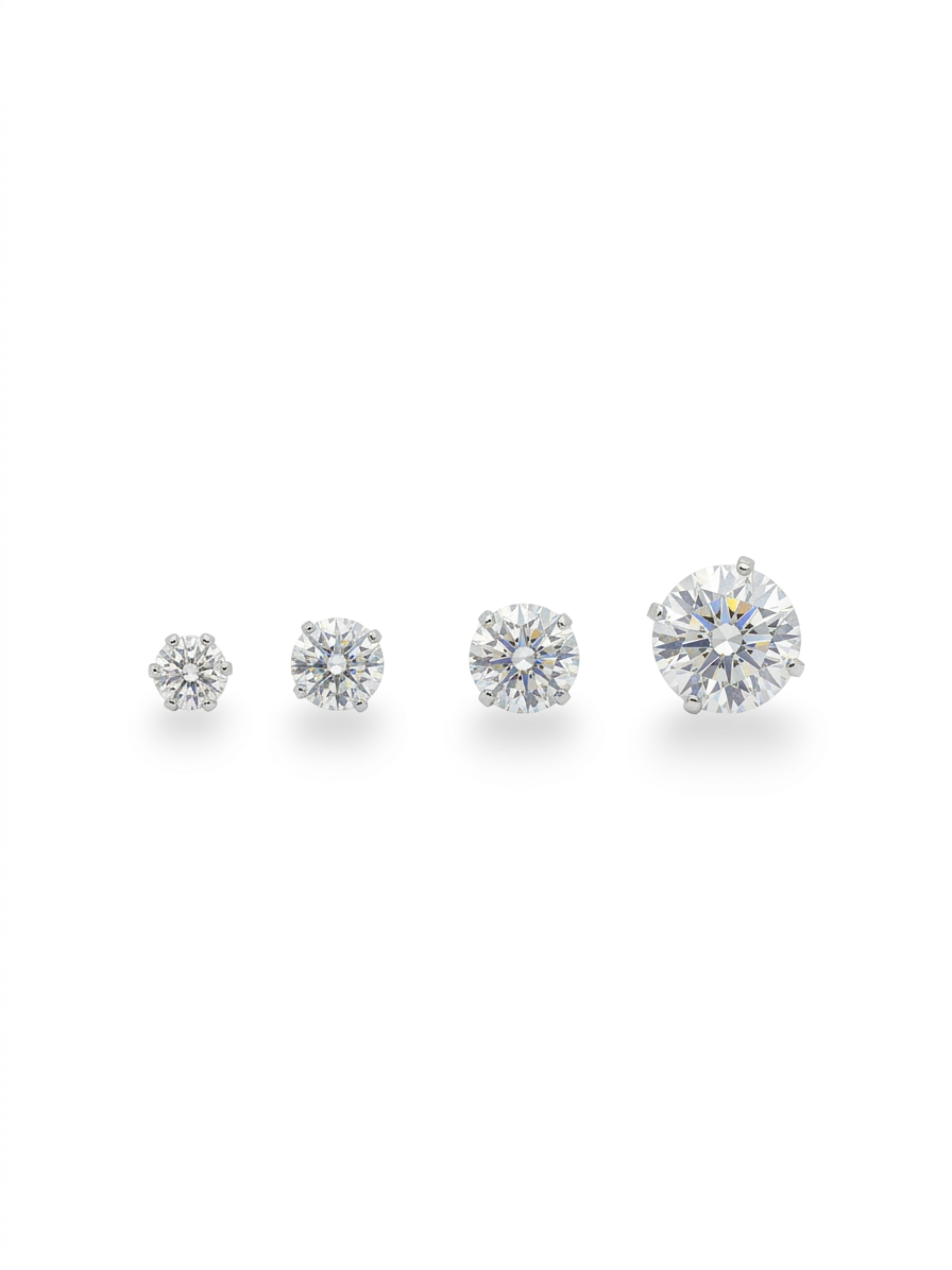 Circular Diamond Earrings