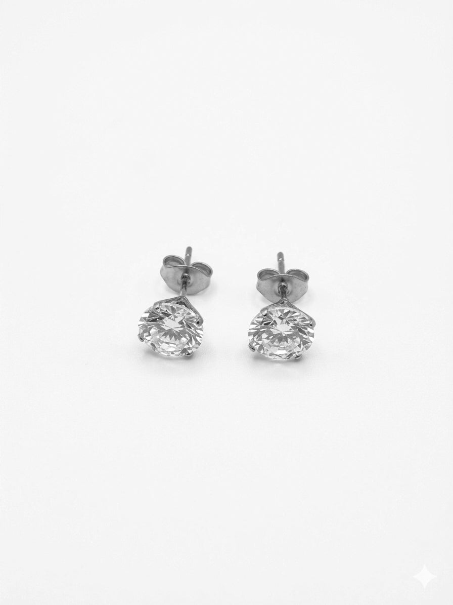 Circular Diamond Earrings