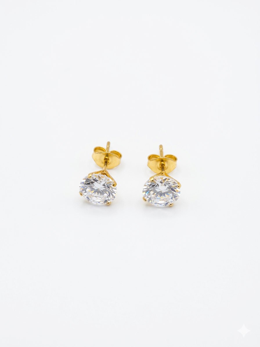Starlight circular earrings