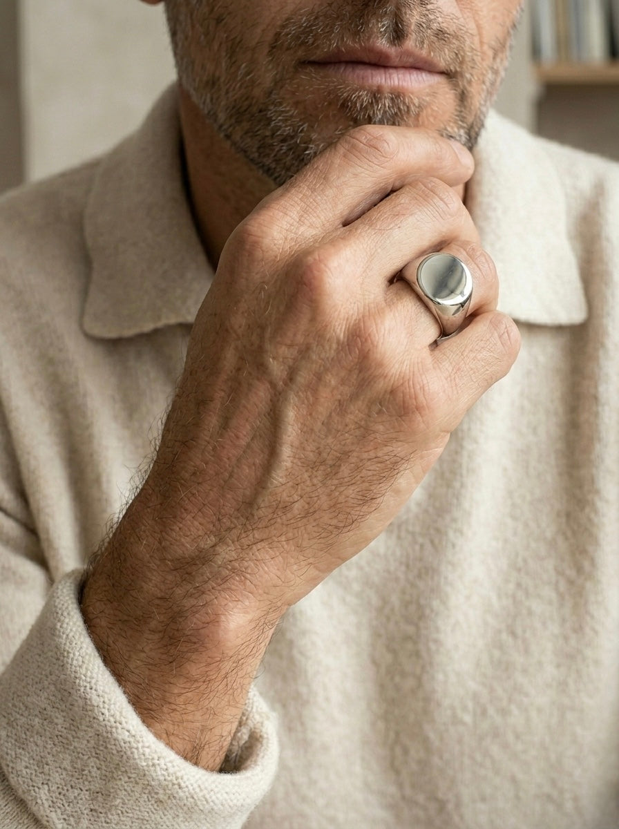 Anillo Signet Oval