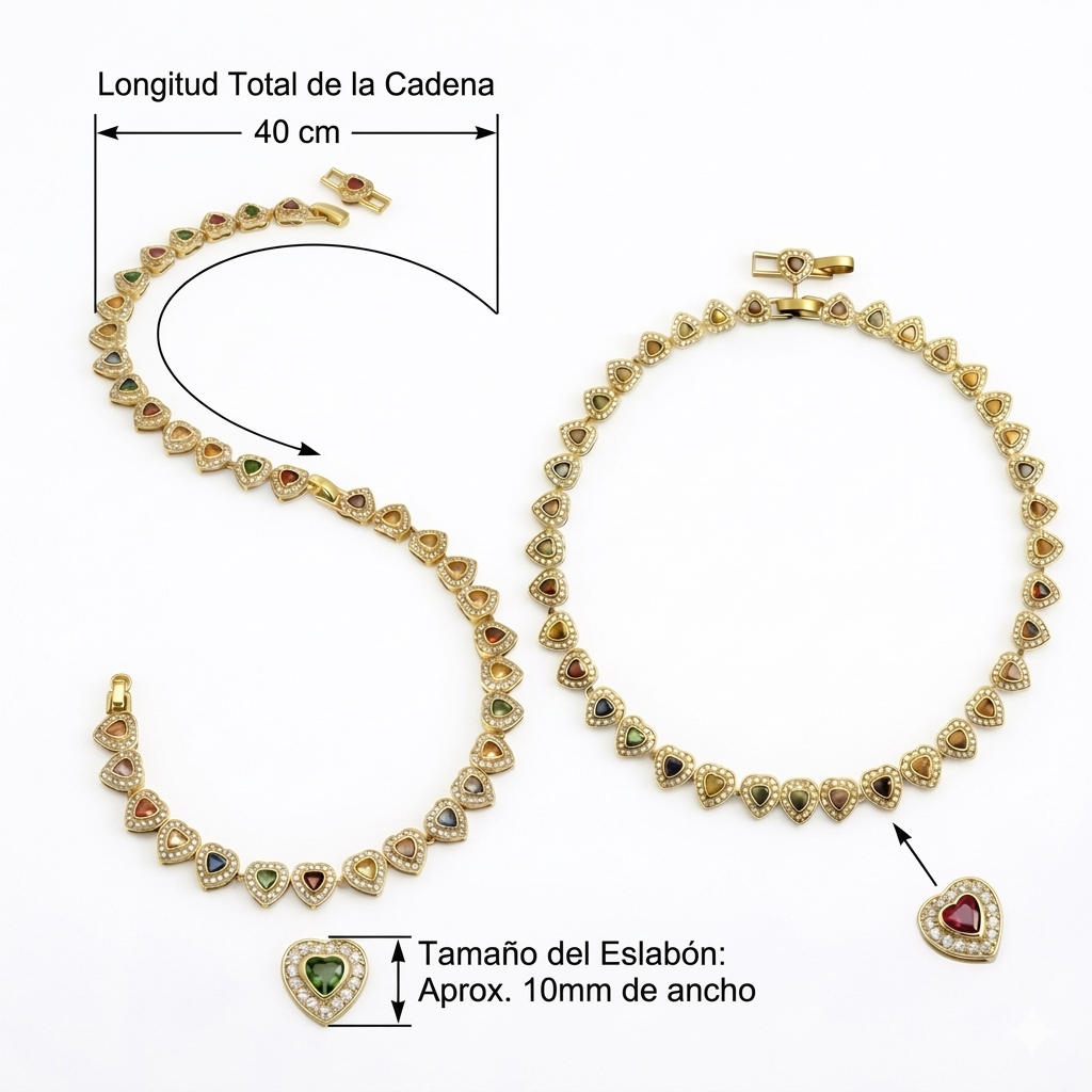 Collar Eslabones de Amor | Colores