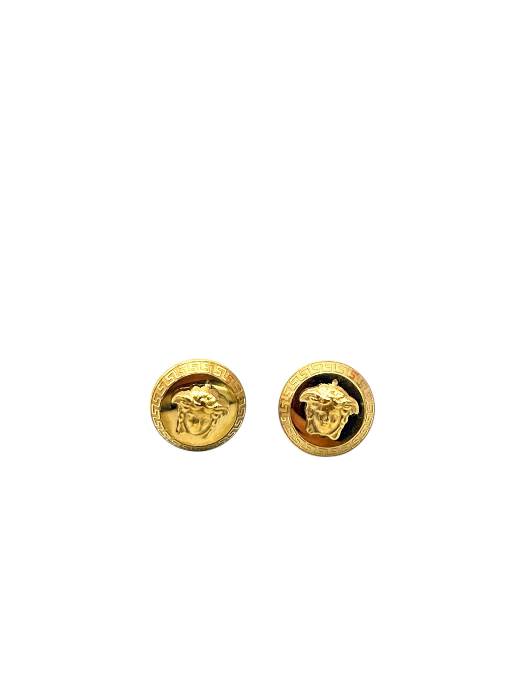 Medusa Icon Stud Earrings