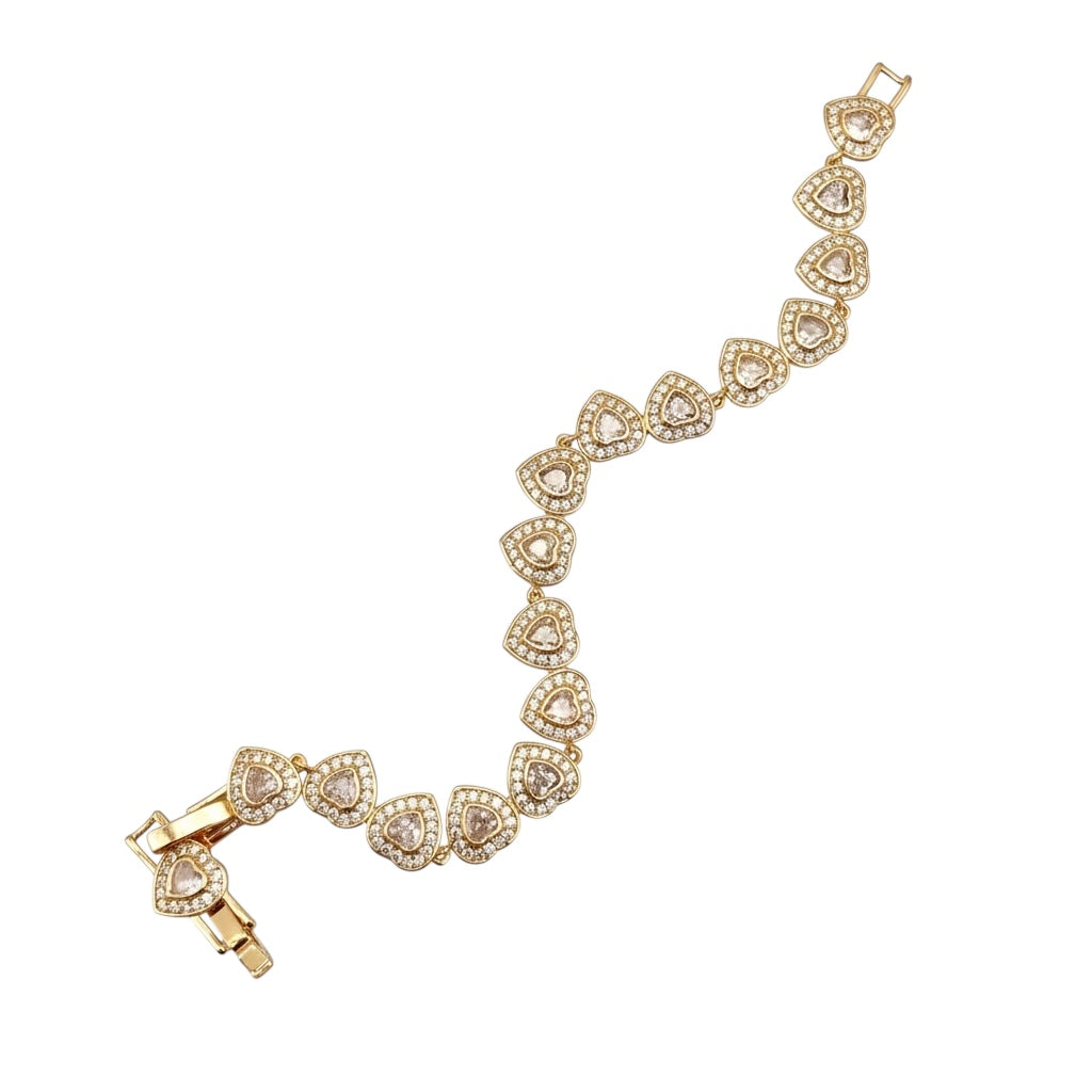 Pulsera Infinity Hearts | Plata