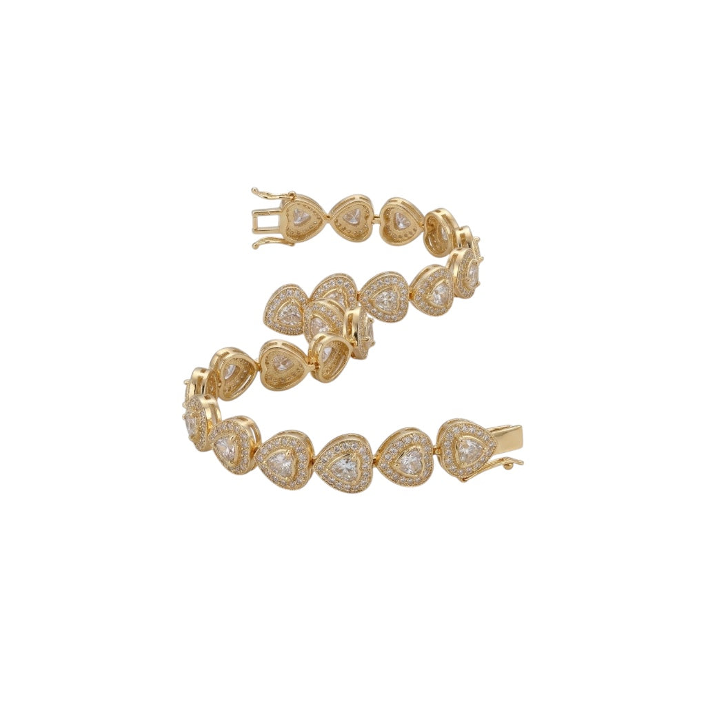 Pulsera Infinity Hearts | Plata