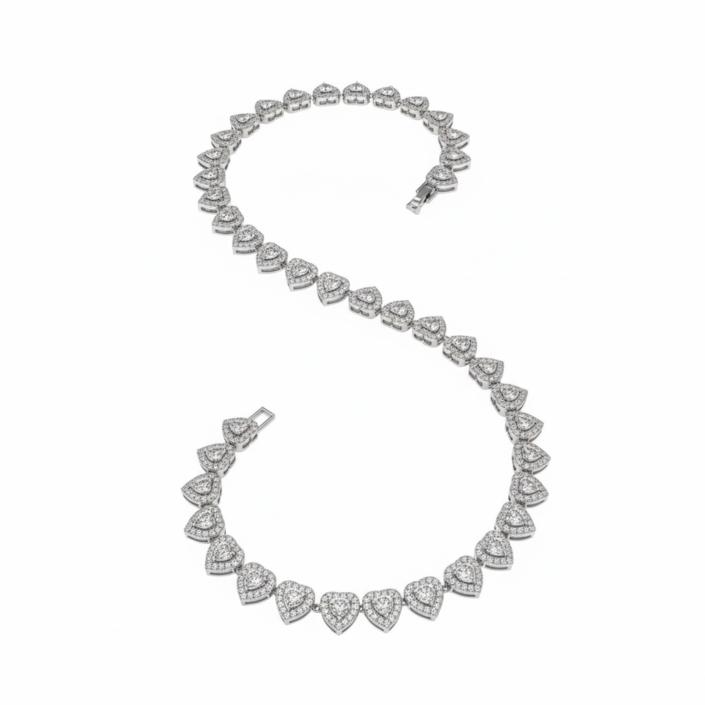 Love Links Necklace | Silver