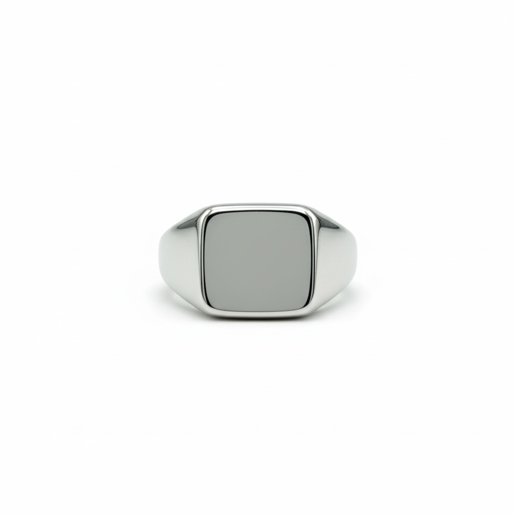 Anillo de Sello Cuadrado