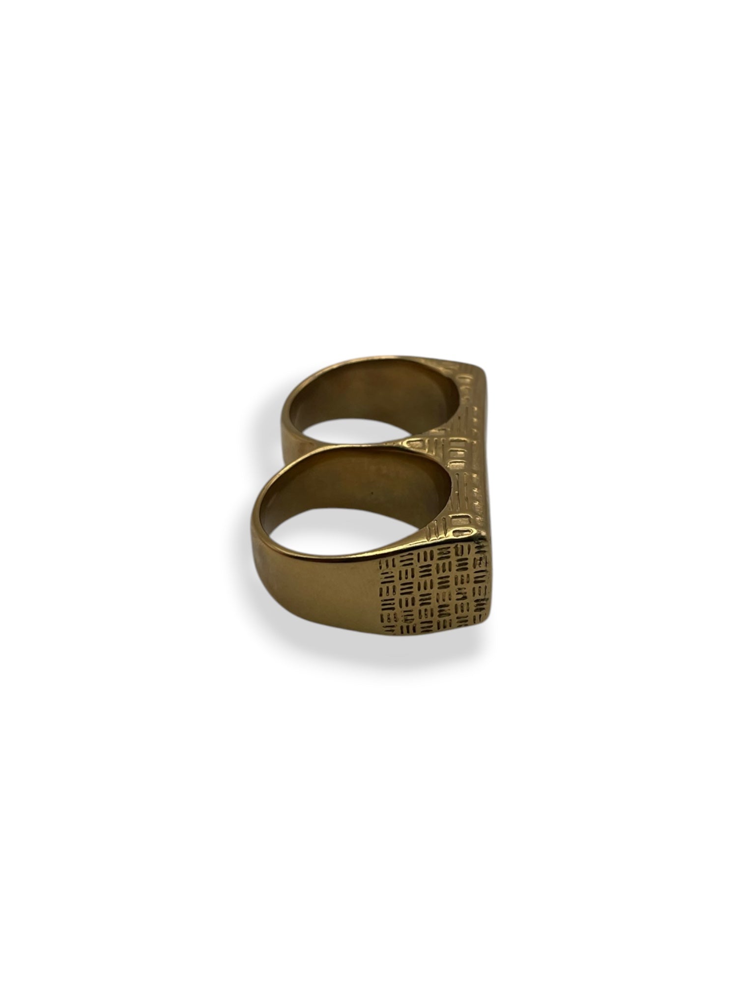Anillo Doble "Éxodo y Raíces"