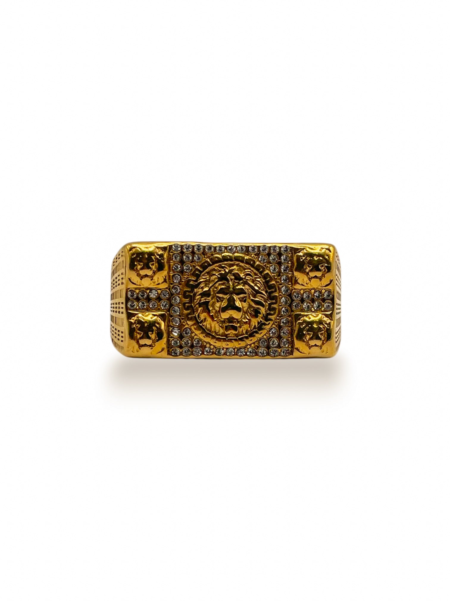 Anillo Doble "Majestic Lion" – El Rugido del Lujo