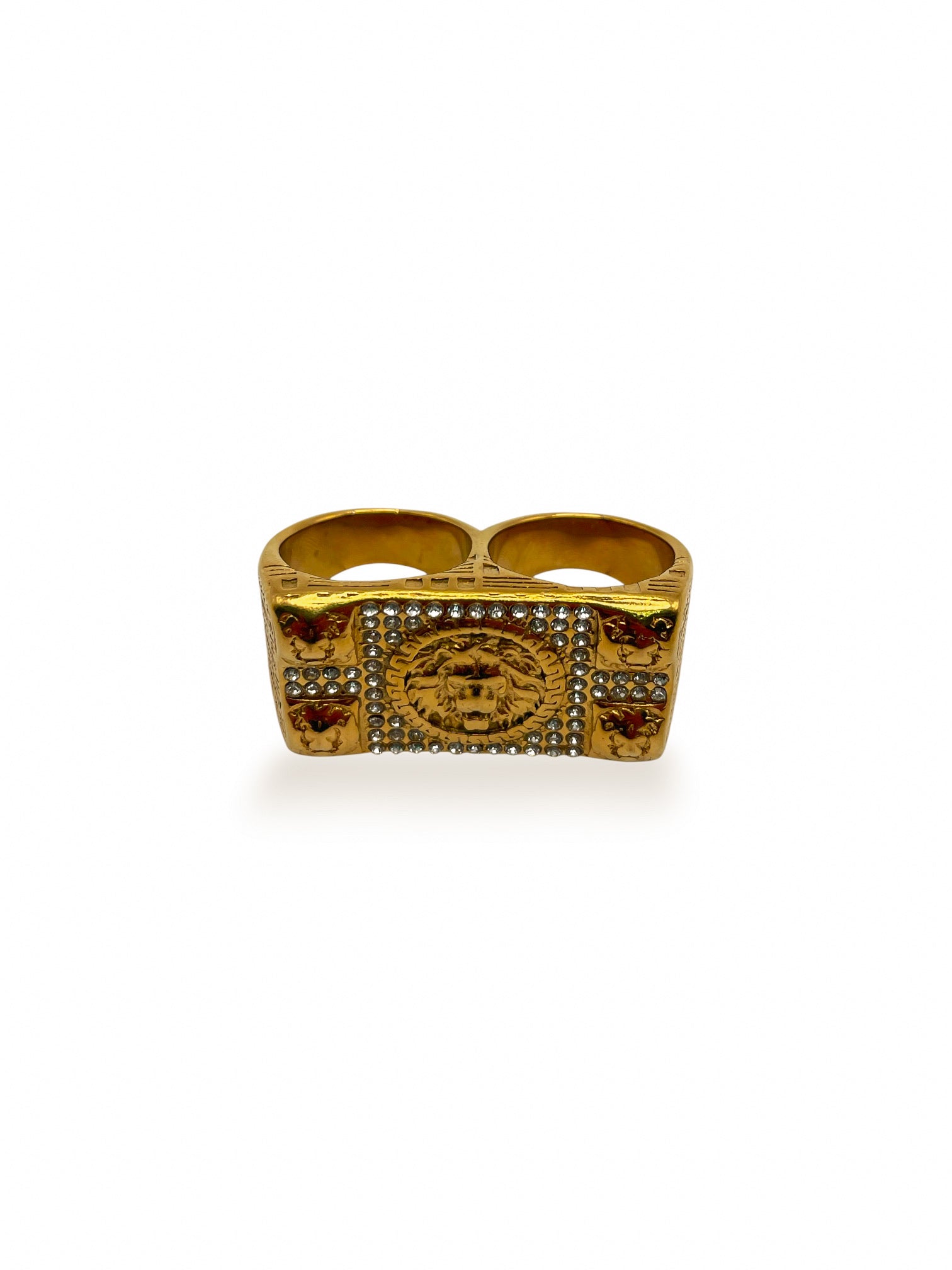 Double Ring "Majestic Lion" – The Roar of Luxury