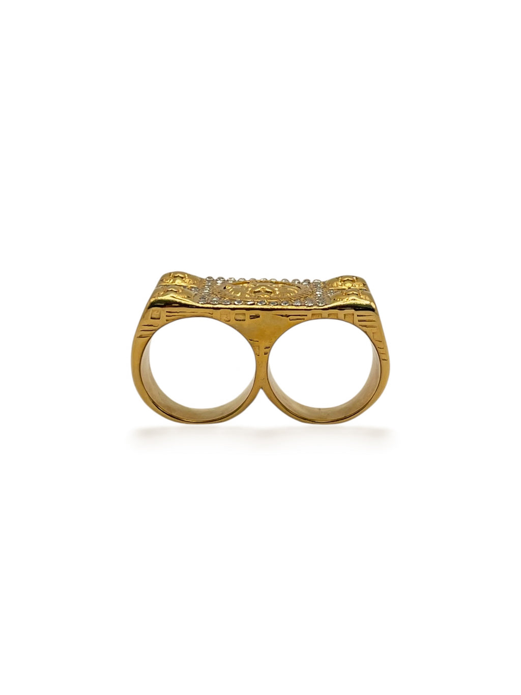 Double Ring "Majestic Lion" – The Roar of Luxury