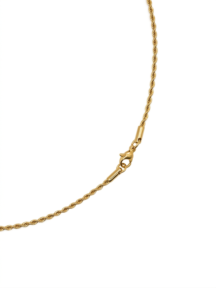 Collar con Placa Circular Minimalista