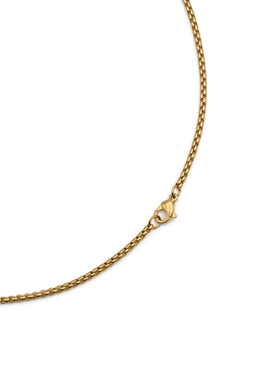 Collar con Placa Circular Minimalista
